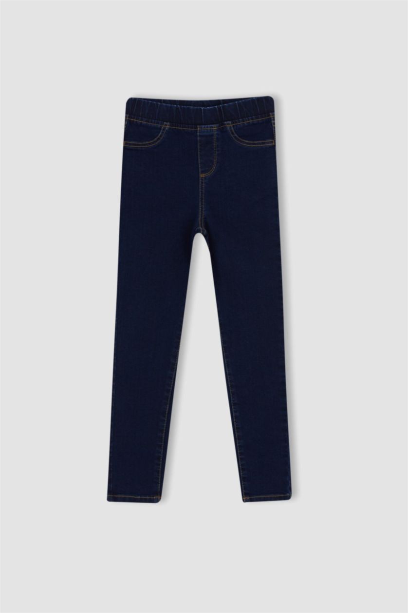 GIRLS & TEENS Dark Blue Girl Skinny Pants