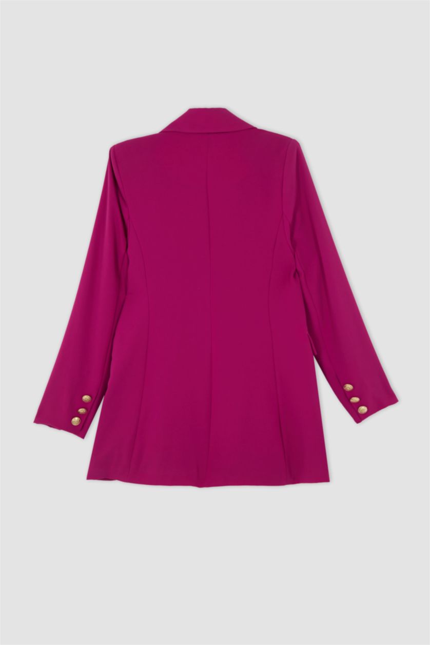 Kadın Fuşya Regular Fıt Blazer Ceket