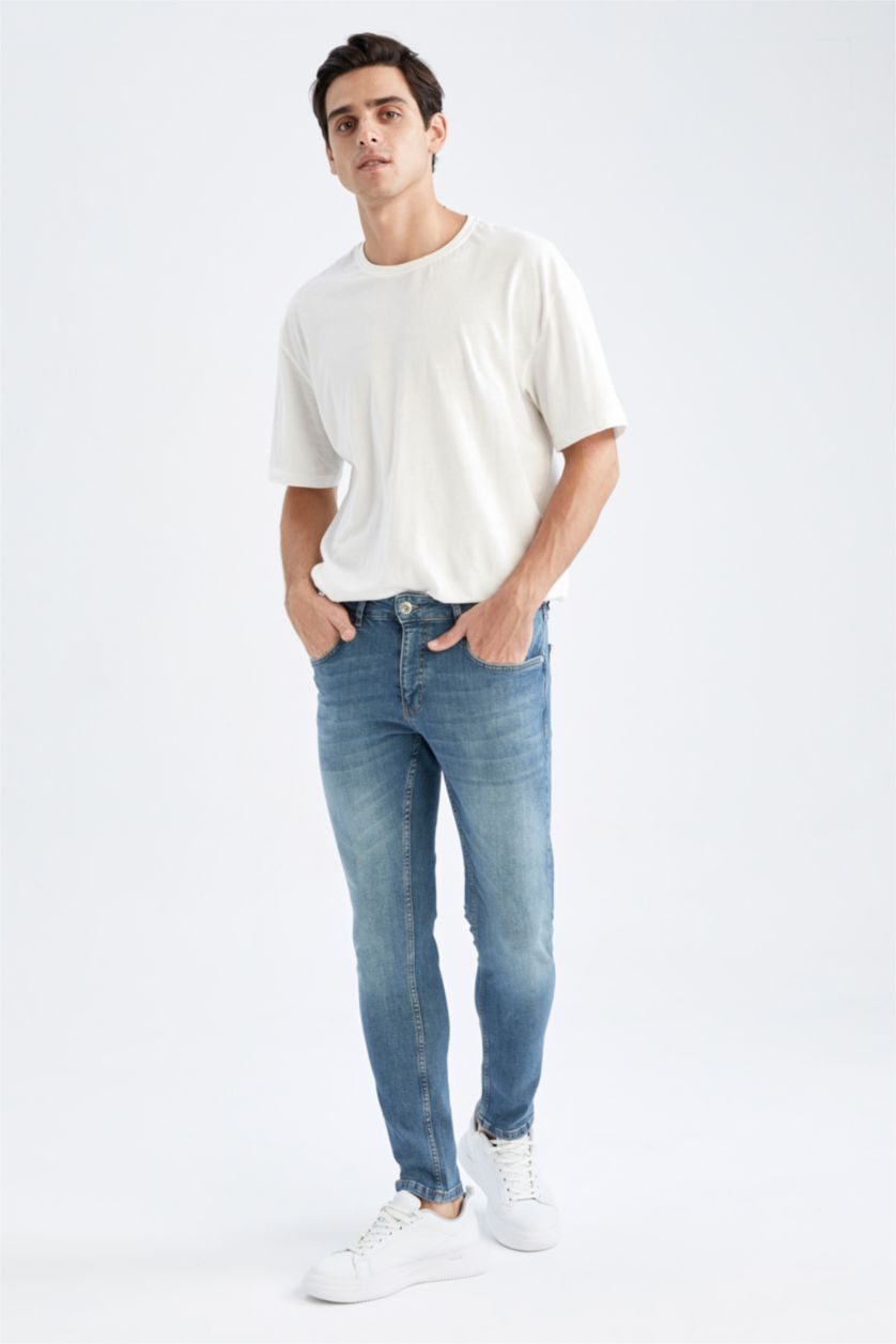 MAN Light Green Slim Fit Trousers