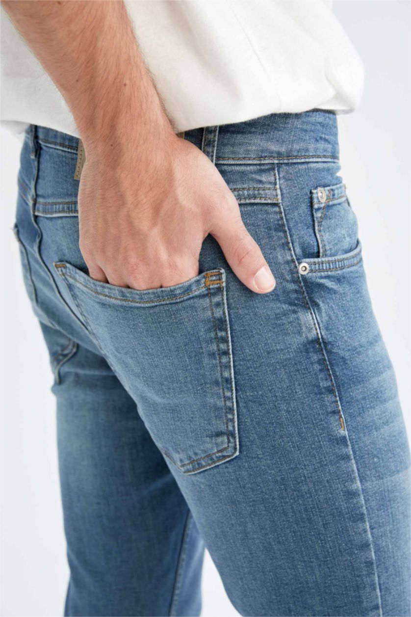 MAN Light Green Slim Fit Trousers