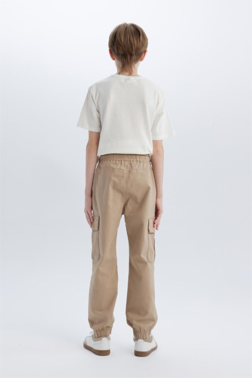 أولاد بيج فاتح بنطلون كارجو ولادي جوجر برجل عادية بجيب