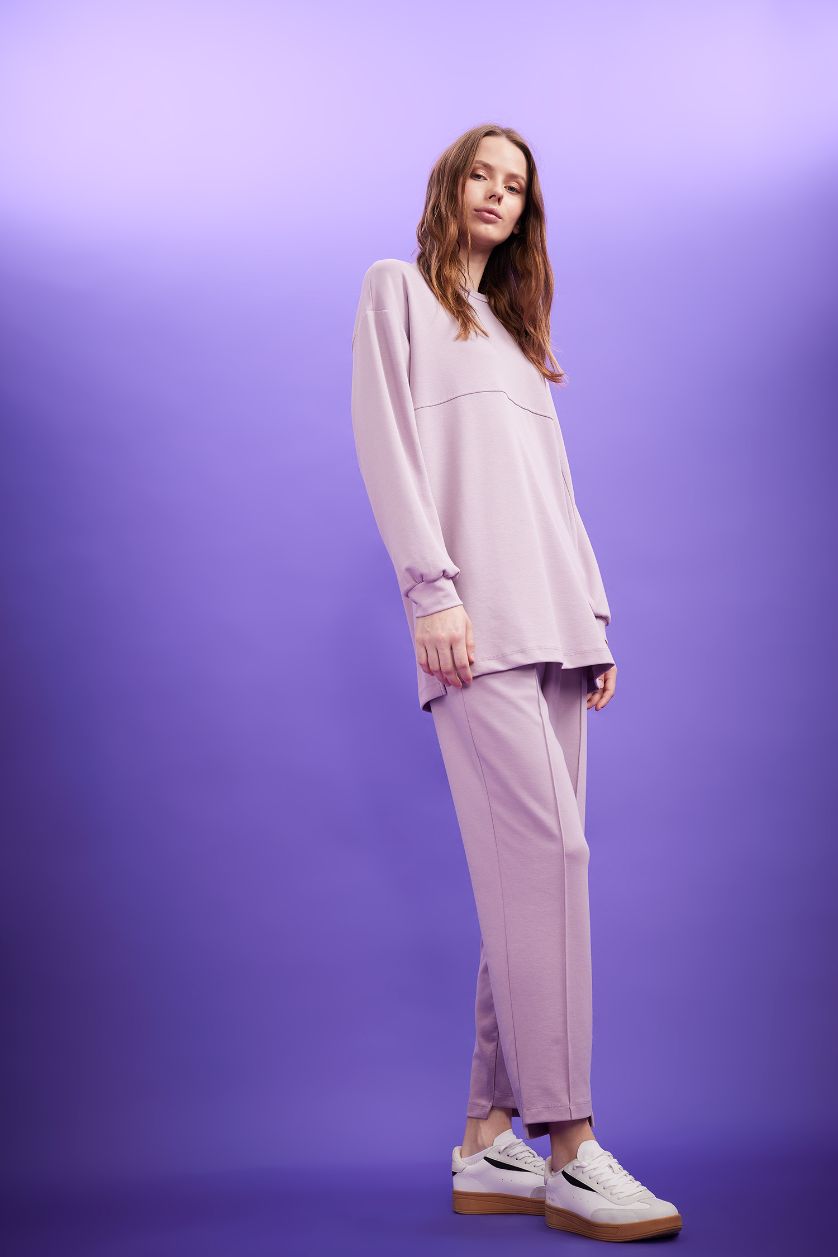 WOMAN Light Rose Carrot Fit Sweatpants