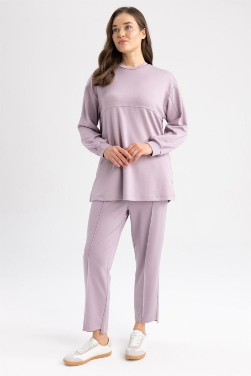 WOMAN Light Rose Carrot Fit Sweatpants