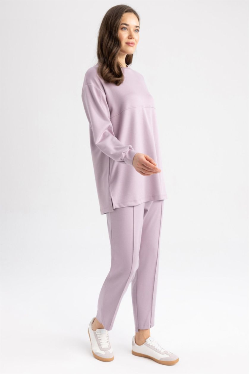 WOMAN Light Rose Carrot Fit Sweatpants