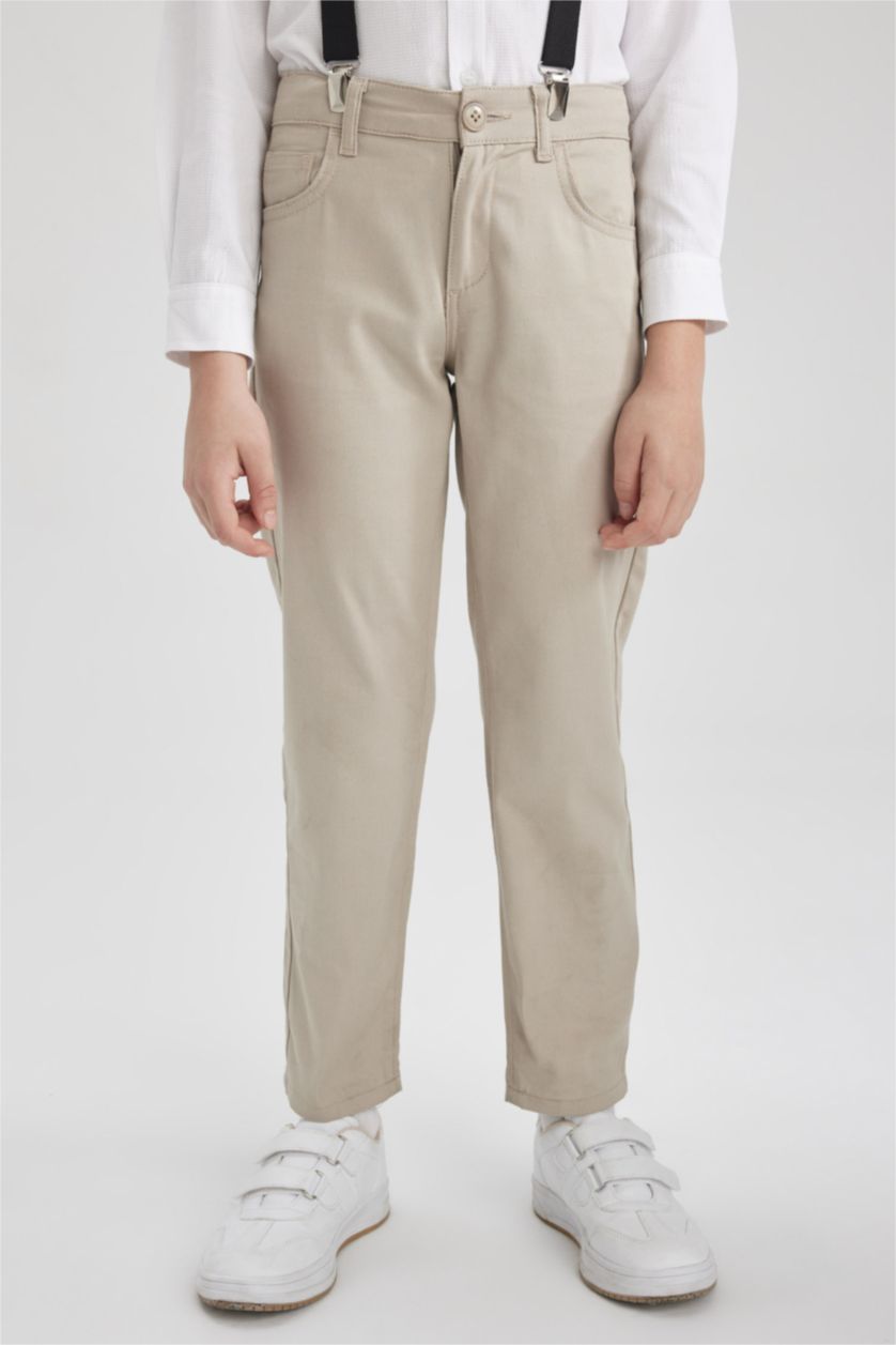 BOYS & TEENS Stone Boy Gabardine Trousers