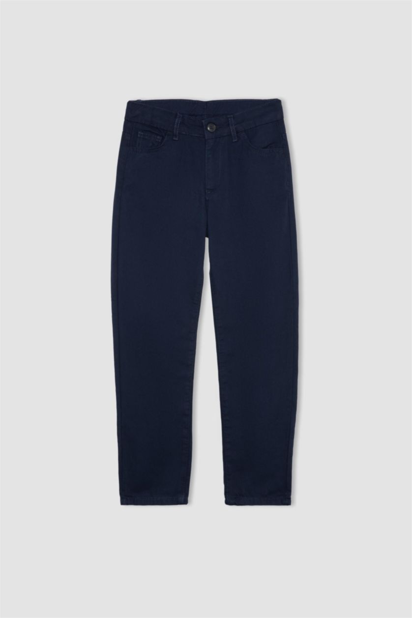 BOYS & TEENS NAVY بنطلون جبردين قصة عادية