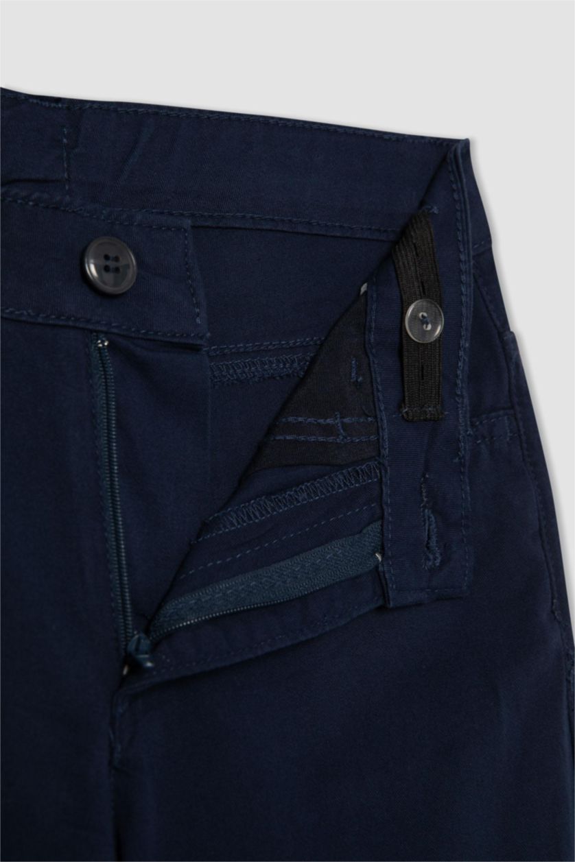 BOYS & TEENS NAVY بنطلون جبردين قصة عادية