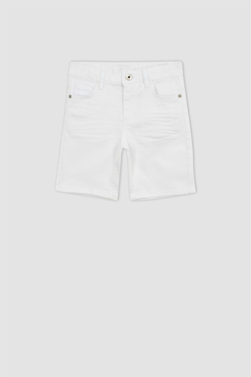 BOYS & TEENS White Boys Jean Sustainable Shorts