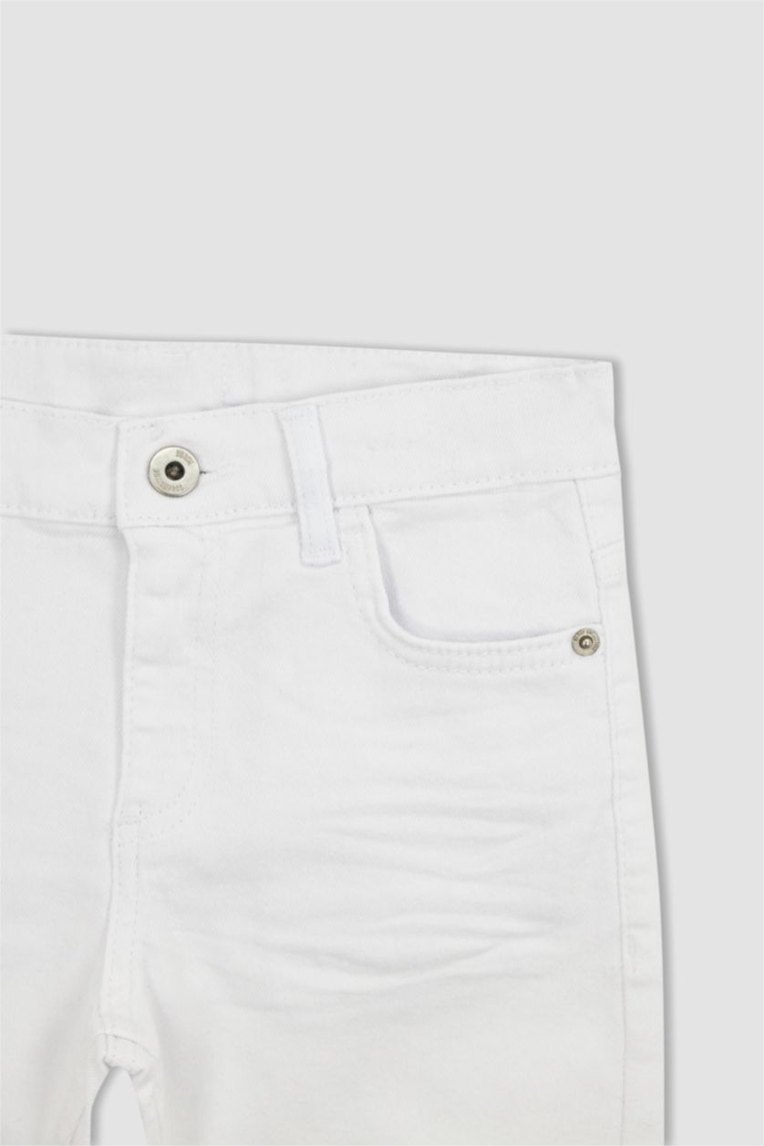 BOYS & TEENS White Boys Jean Sustainable Shorts