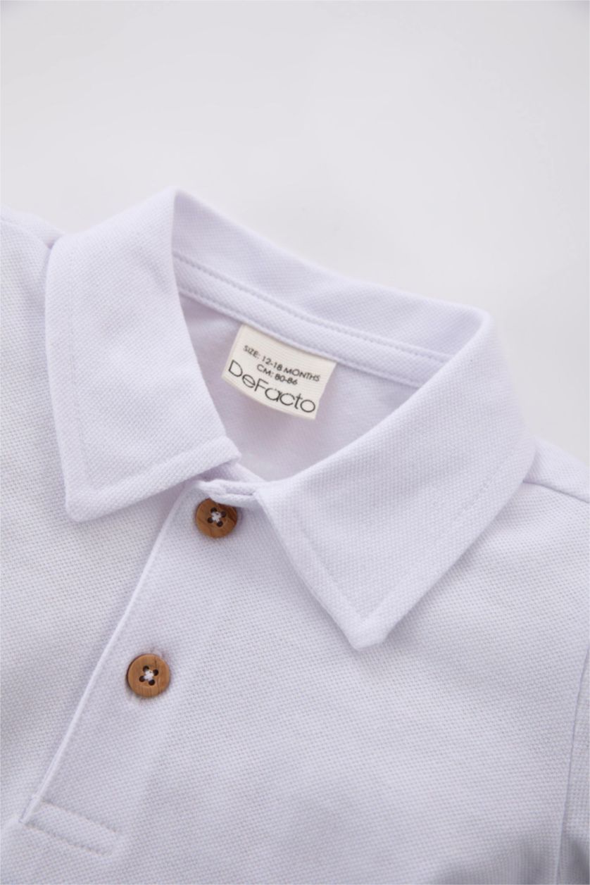 Малыши мальчики Белый Футболка поло для малышей мальчиков