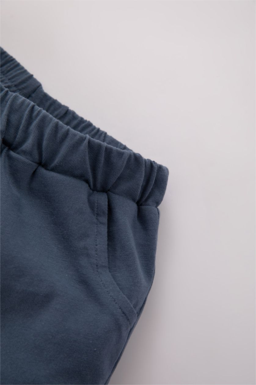 BÉBÉ GARÇON Indigo Clair Lot De 2 Shorts Bébé Garçon En Coton Peigné