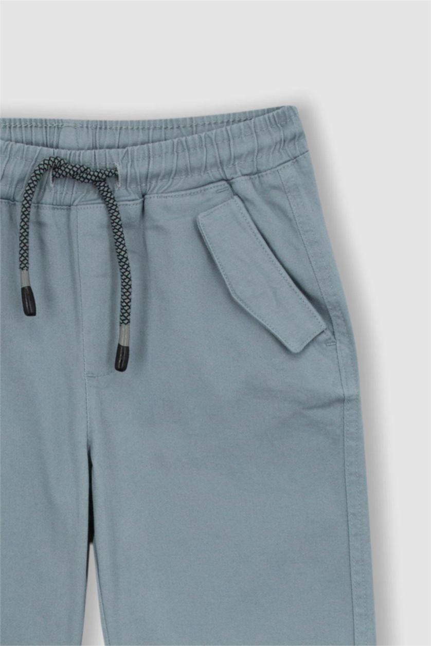 BOYS & TEENS Grey Boy Jogger Gabardine Trousers