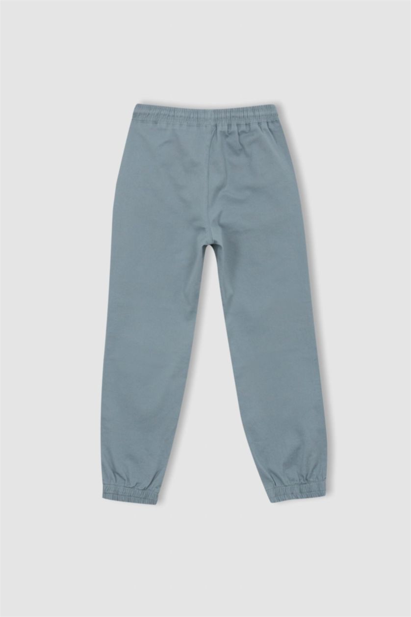 BOYS & TEENS Grey Boy Jogger Gabardine Trousers