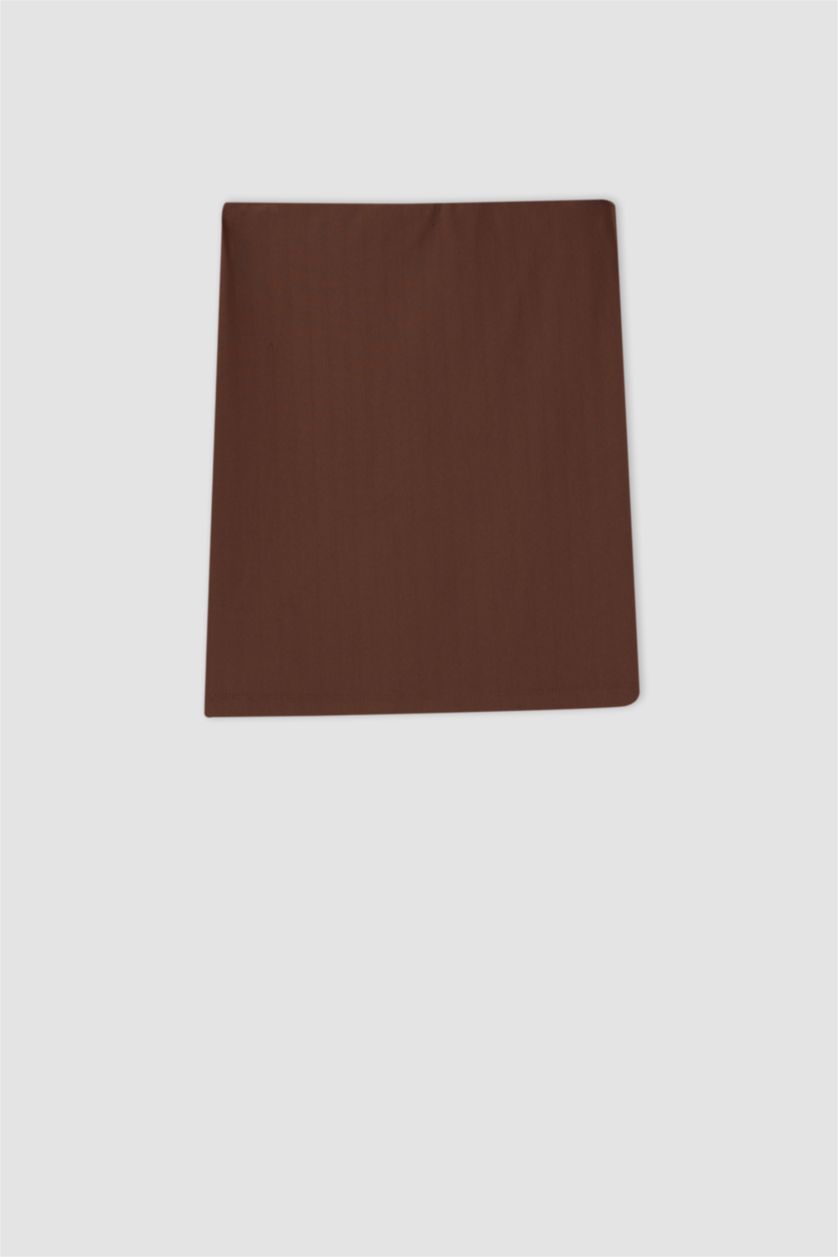 FEMME Marron Jupe En Tricot