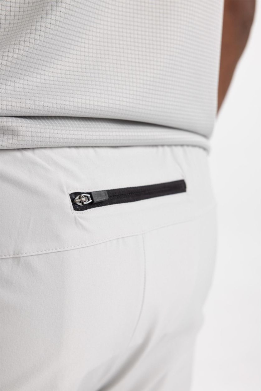 رجالي رمادي فاتح شورت رياضي سليم فيت من DeFactofit