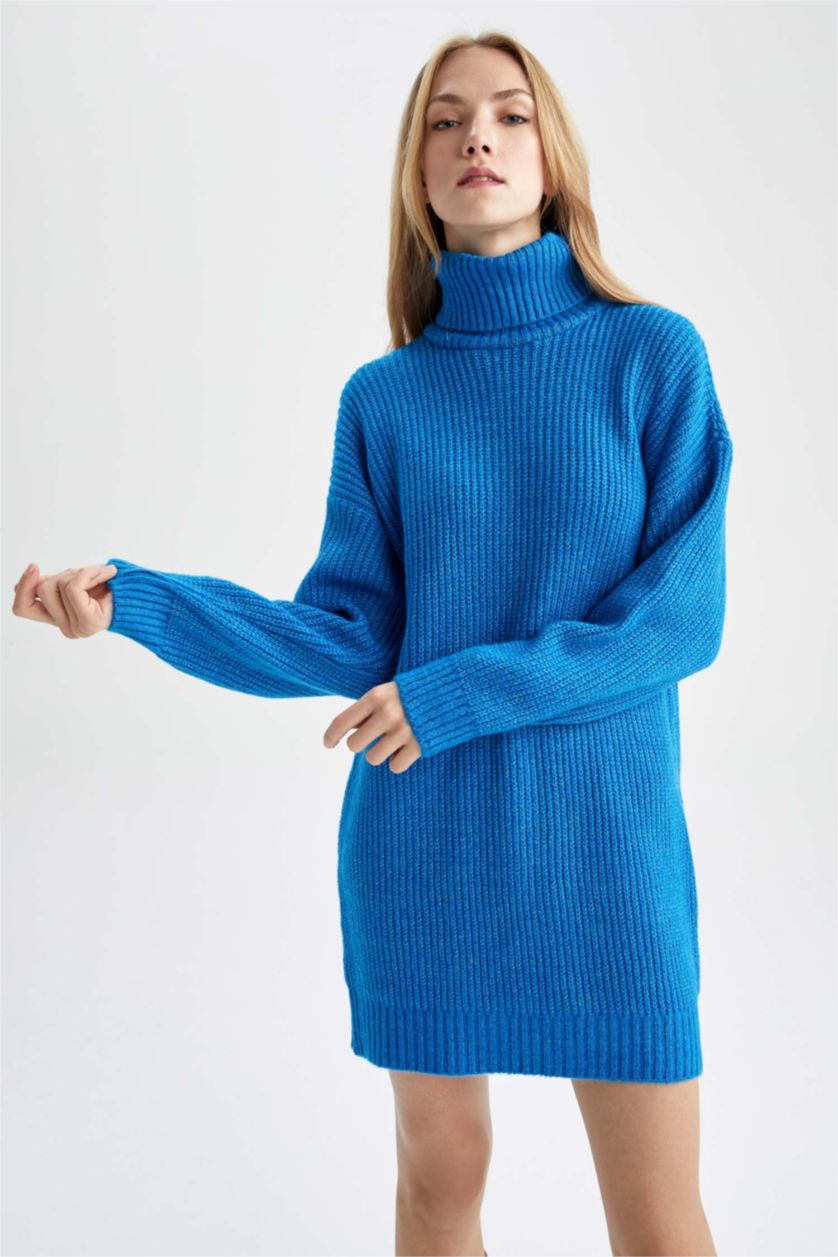 نساء أزرق Thessaloniki Fabric Dress