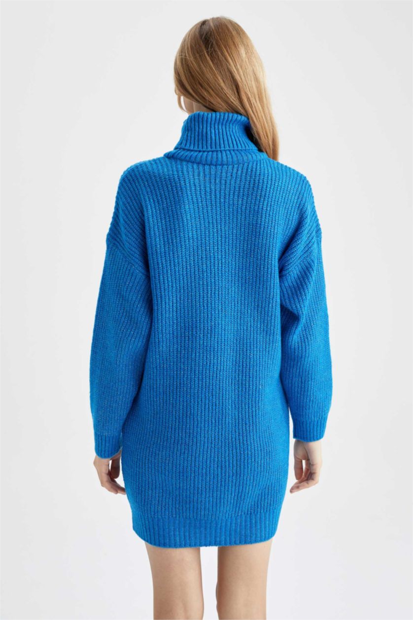 نساء أزرق Thessaloniki Fabric Dress