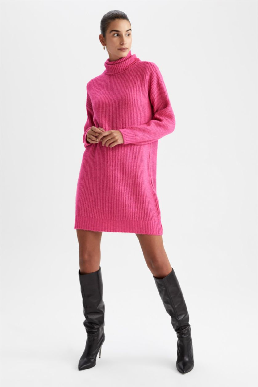 WOMAN Fushsia Thessaloniki Fabric Dress