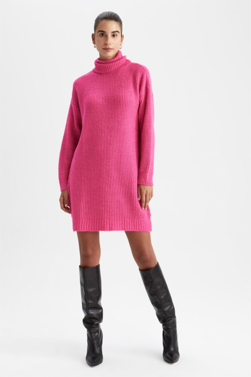 WOMAN Fushsia Thessaloniki Fabric Dress