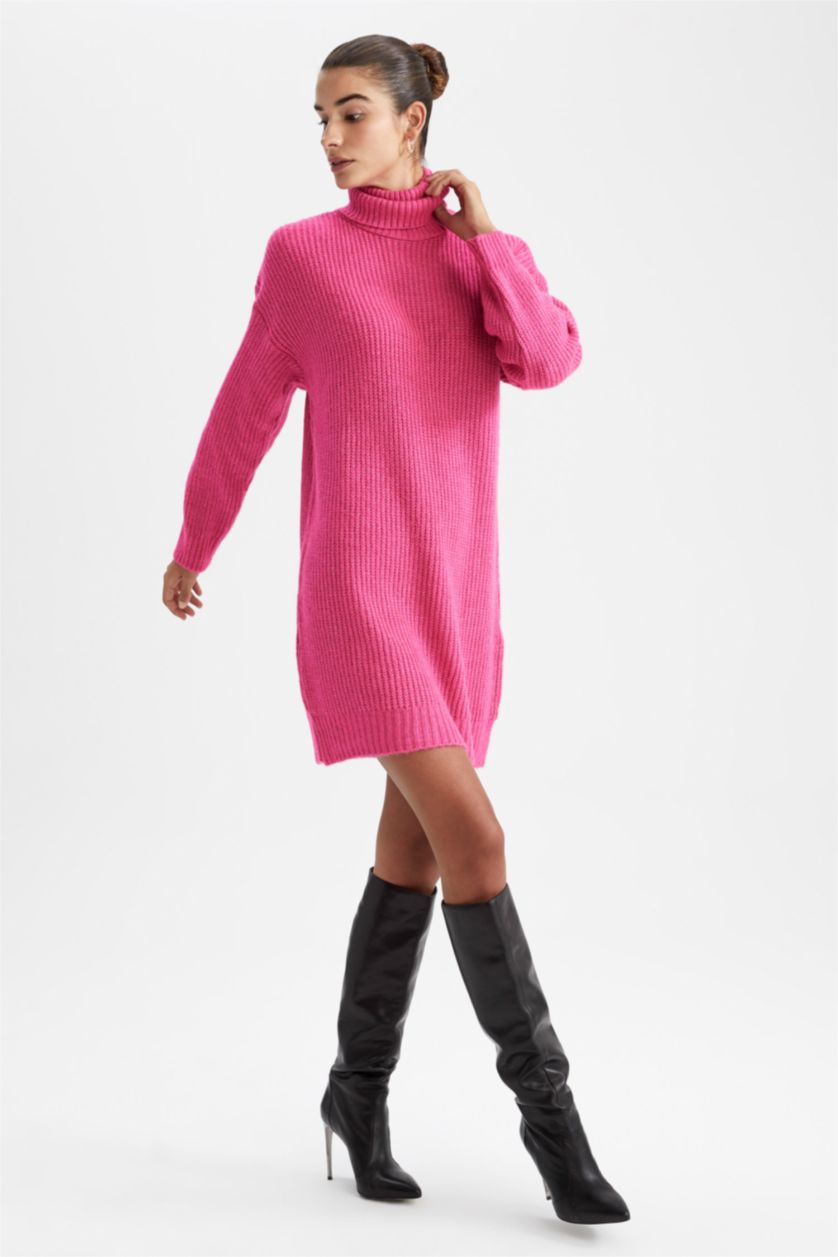 WOMAN Fushsia Thessaloniki Fabric Dress