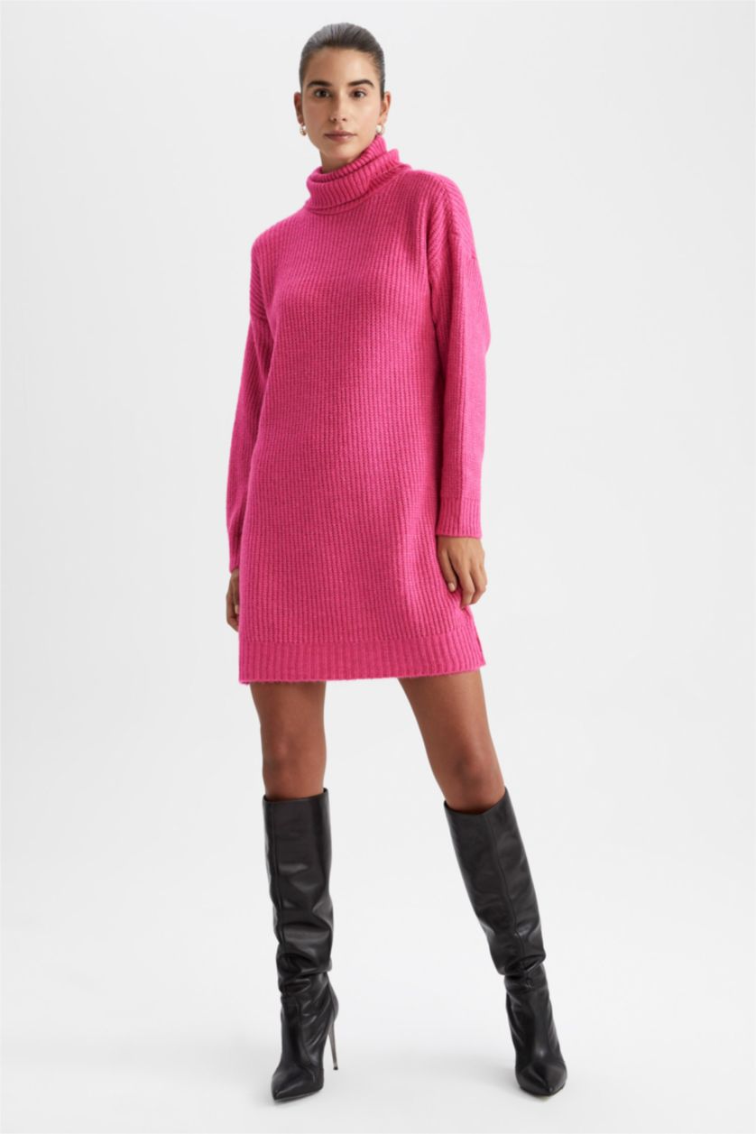 WOMAN Fushsia Thessaloniki Fabric Dress