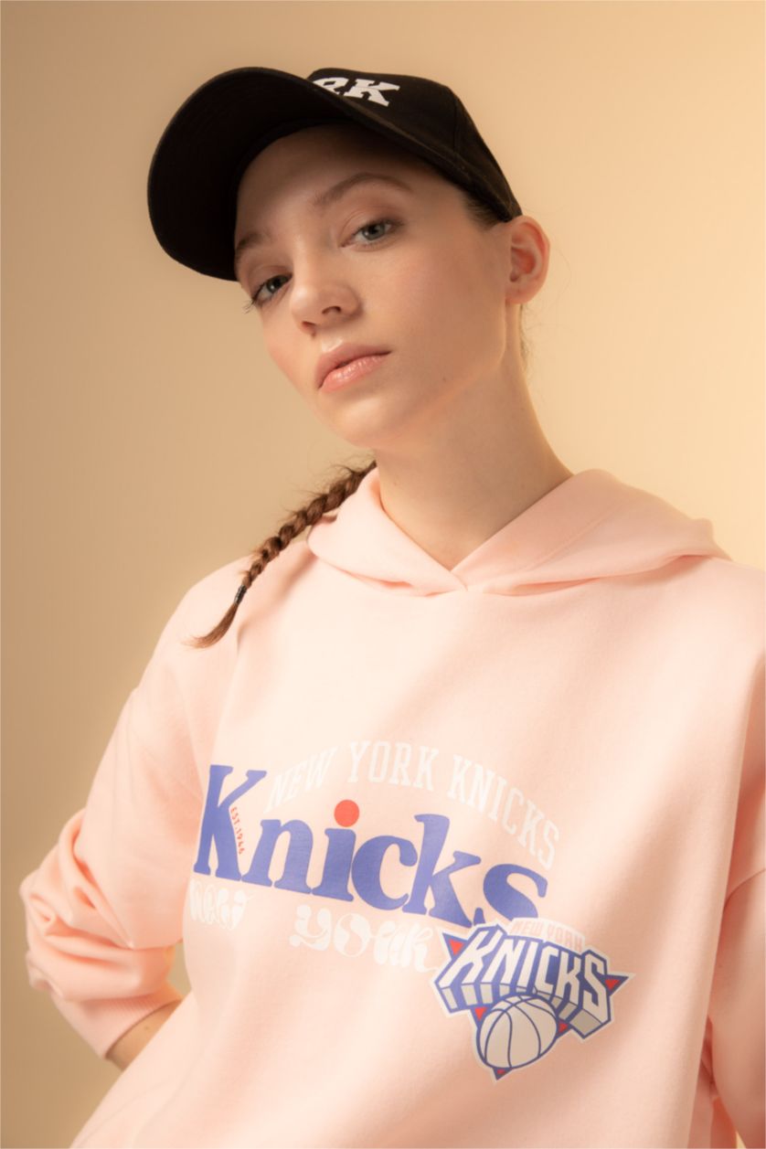 FEMME Rose Sweat à capuche NBA New York Knicks de DeFactoFit pour homme