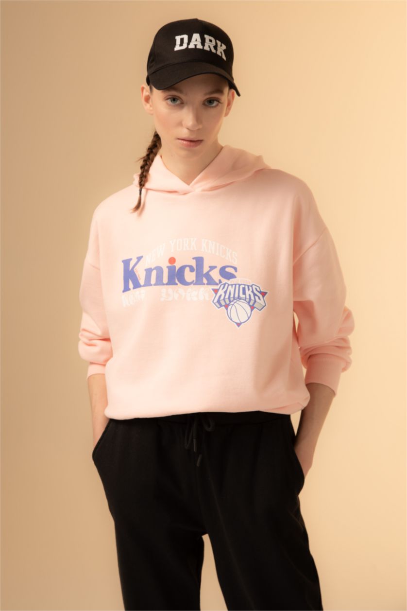 FEMME Rose Sweat à capuche NBA New York Knicks de DeFactoFit pour homme