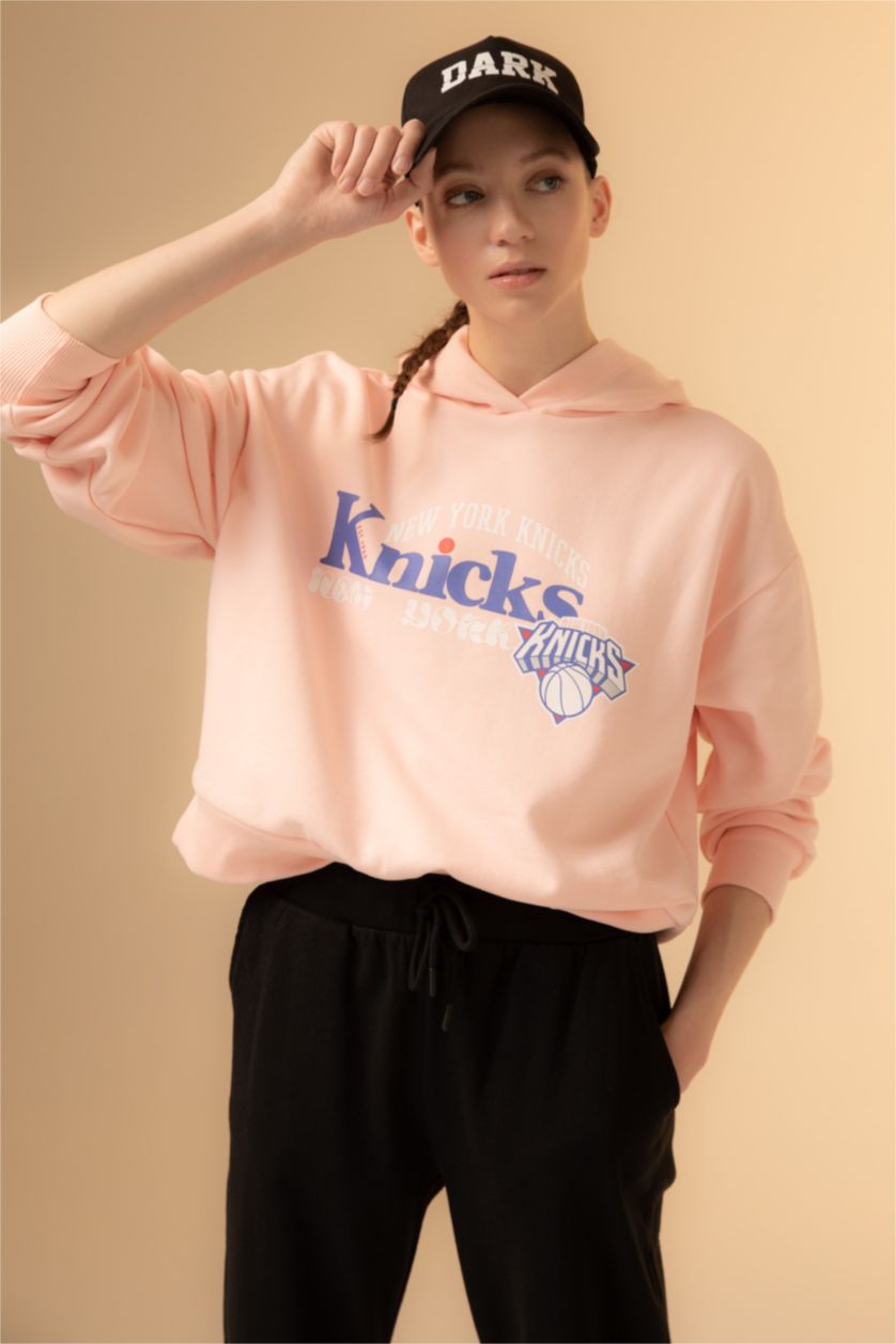FEMME Rose Sweat à capuche NBA New York Knicks de DeFactoFit pour homme