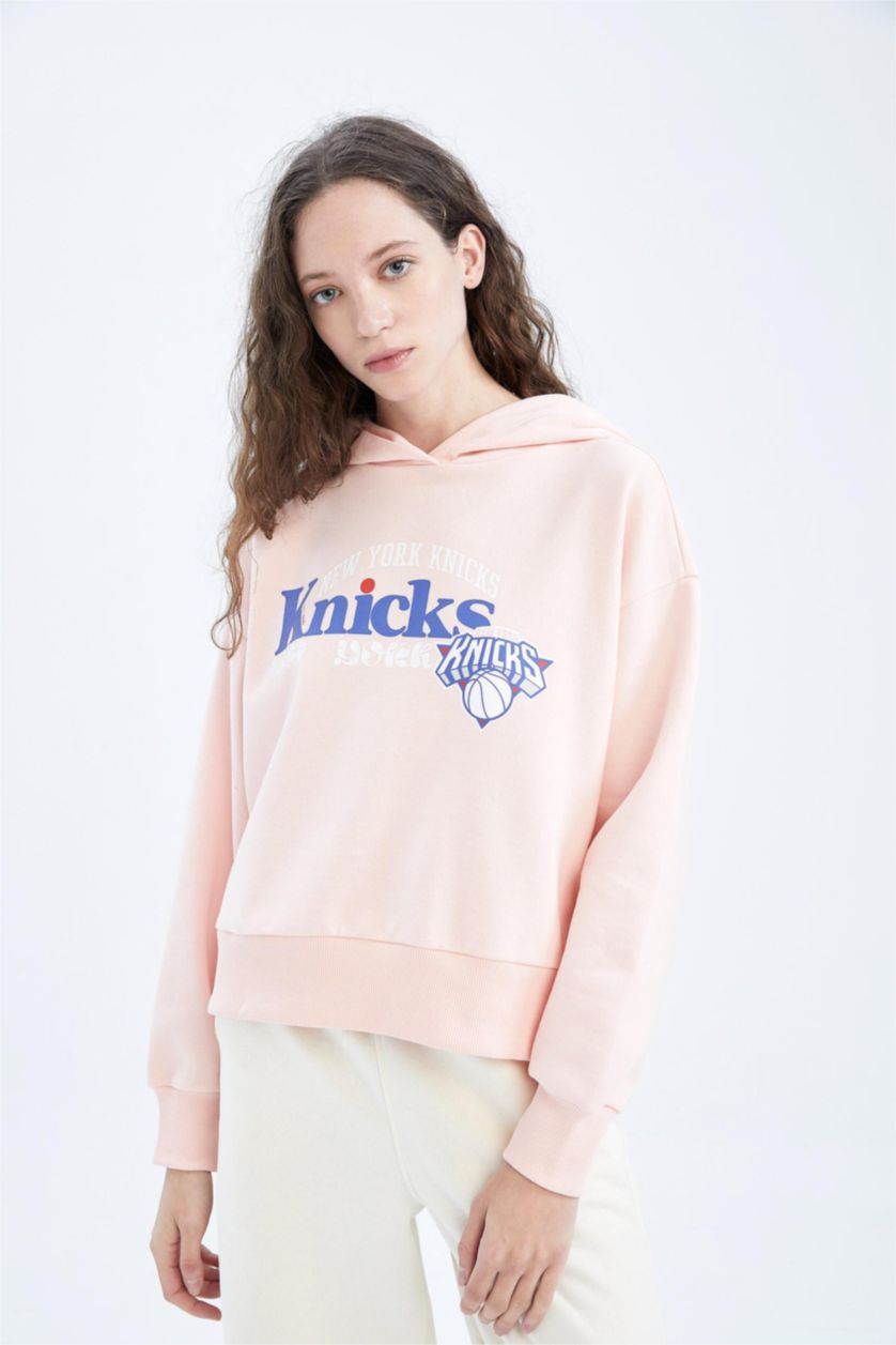 FEMME Rose Sweat à capuche NBA New York Knicks de DeFactoFit pour homme