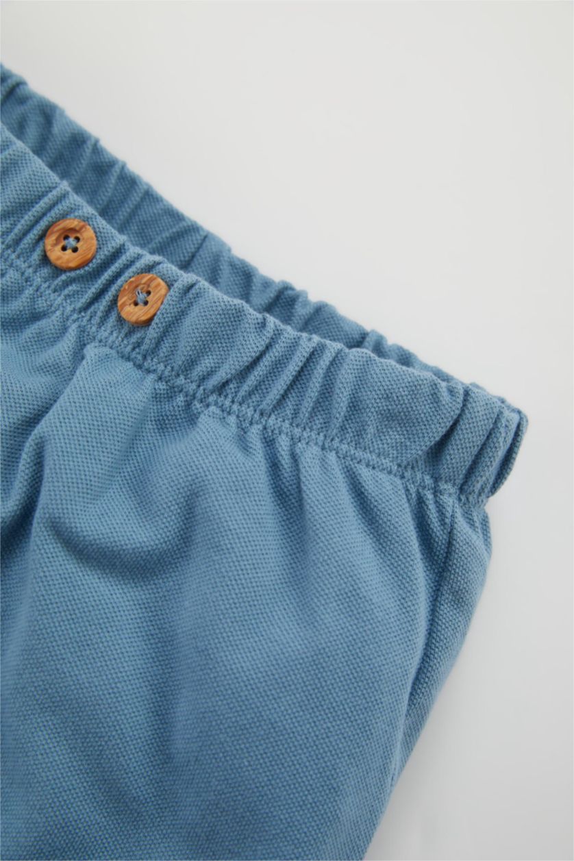 BÉBÉ GARÇON Bleu Short Garçon Coupe Regular - Deux Pièces