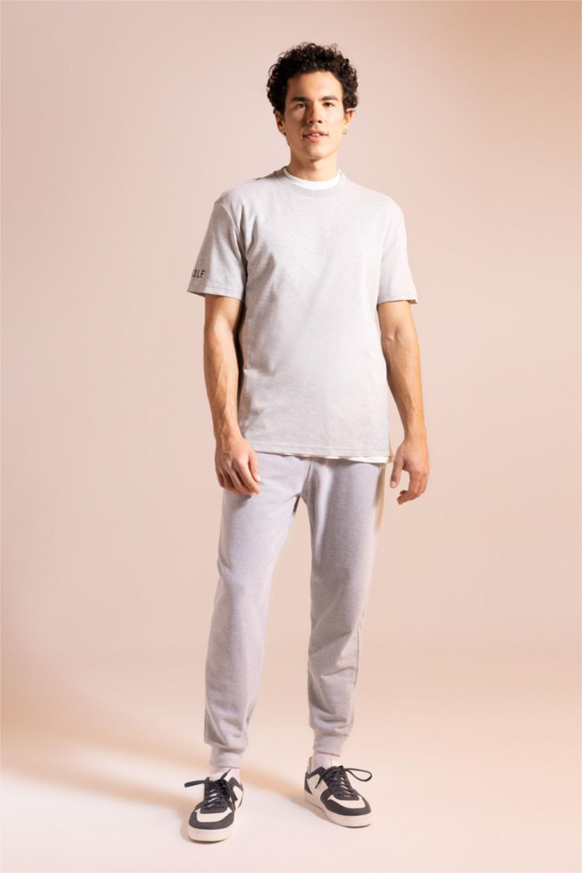 MAN O.GRAY MELANGE Regular Fit Sweatpants