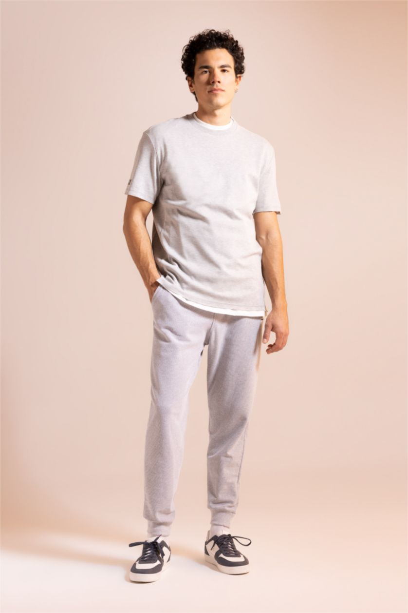 MAN O.GRAY MELANGE Regular Fit Sweatpants