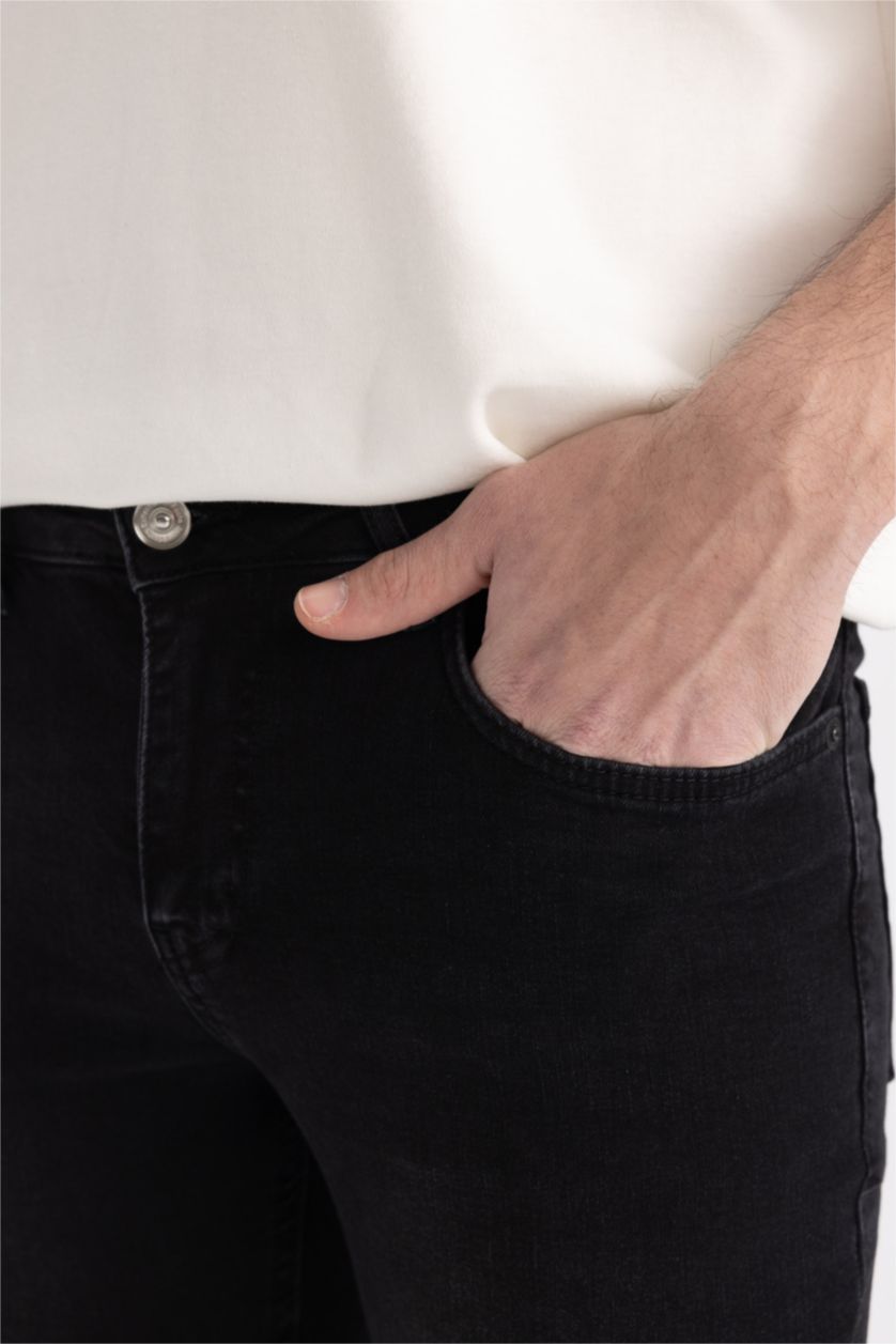 MAN Black Super Skinny Extra Tight Fit Normal Waist  Jeans