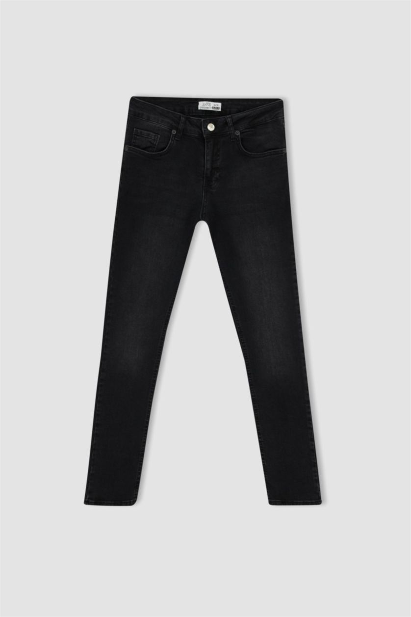 MAN Black Super Skinny Extra Tight Fit Normal Waist  Jeans