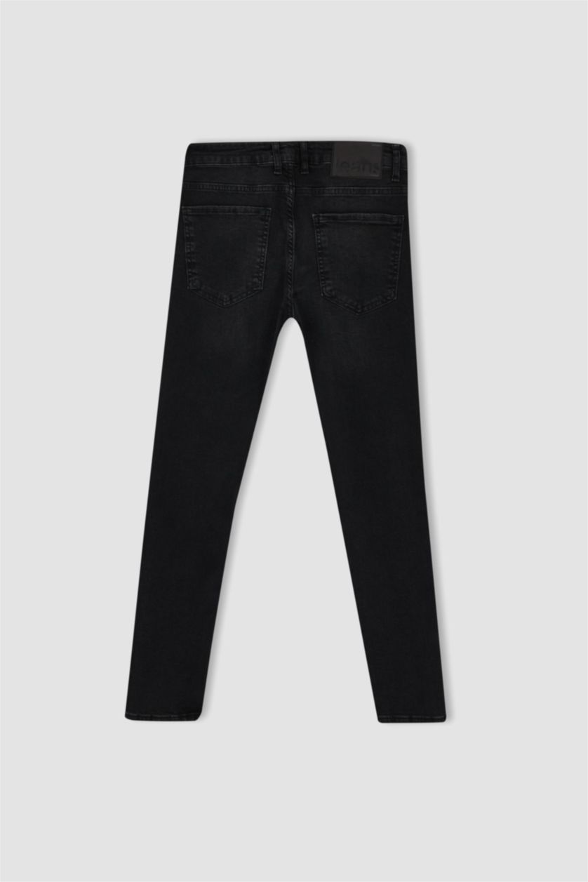 MAN Black Super Skinny Extra Tight Fit Normal Waist  Jeans