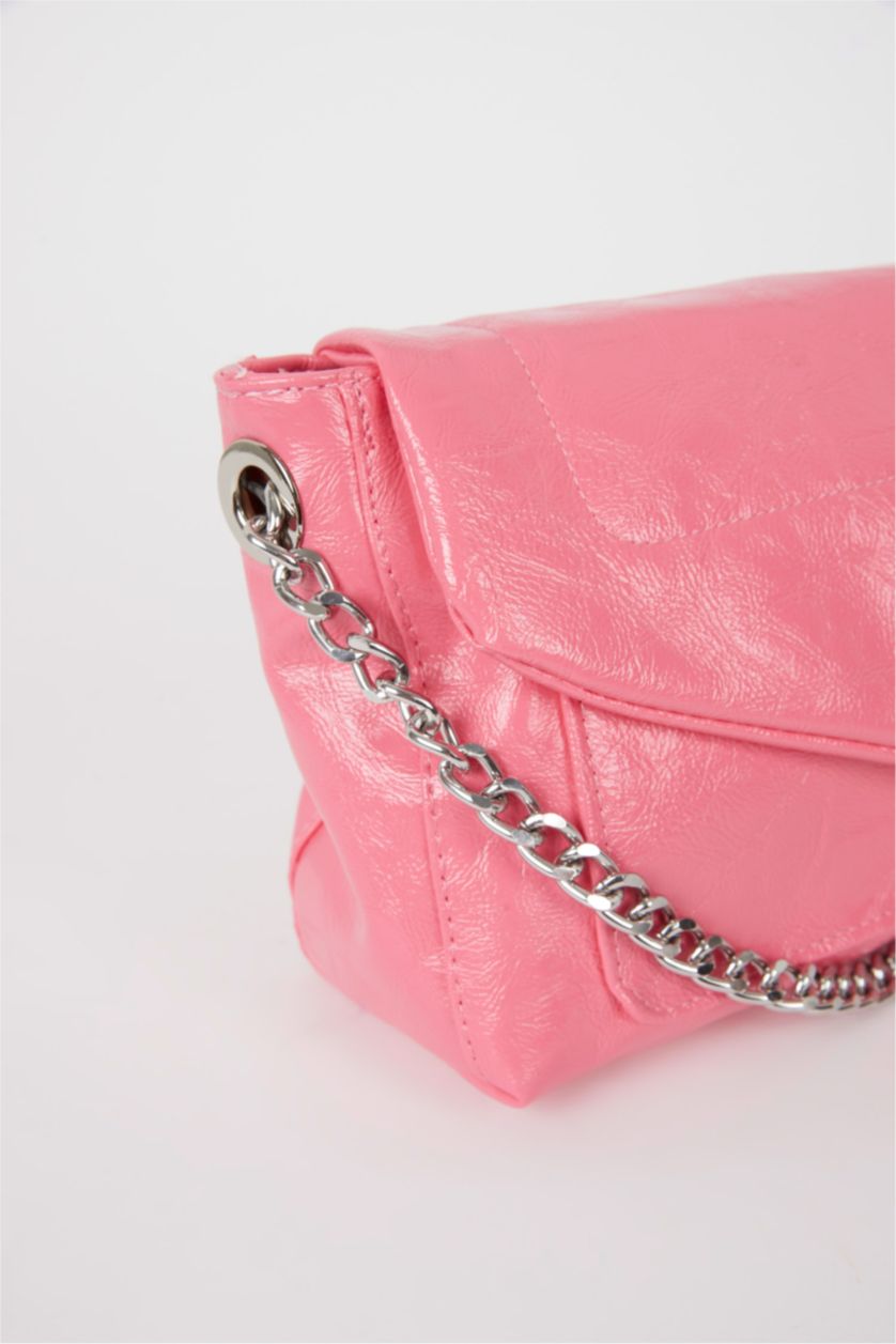 FEMME Rose Pochette En Similicuir Pour Femme