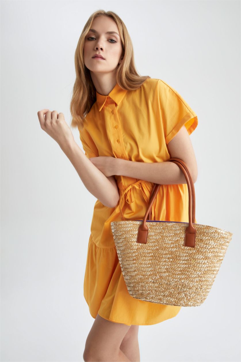 FEMME Karma Sac De Plage En Paille Pour Femme