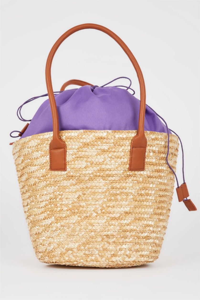 FEMME Karma Sac De Plage En Paille Pour Femme