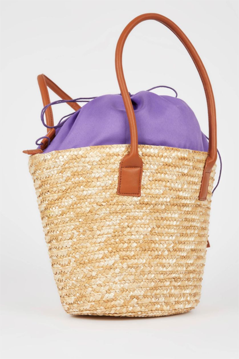 FEMME Karma Sac De Plage En Paille Pour Femme