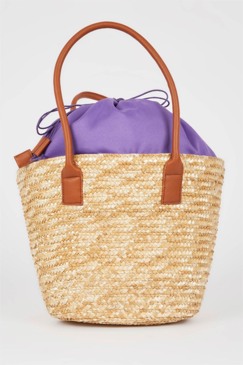 FEMME Karma Sac De Plage En Paille Pour Femme