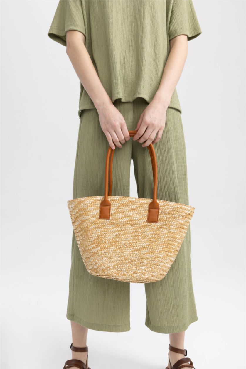 FEMME Karma Sac De Plage En Paille Pour Femme