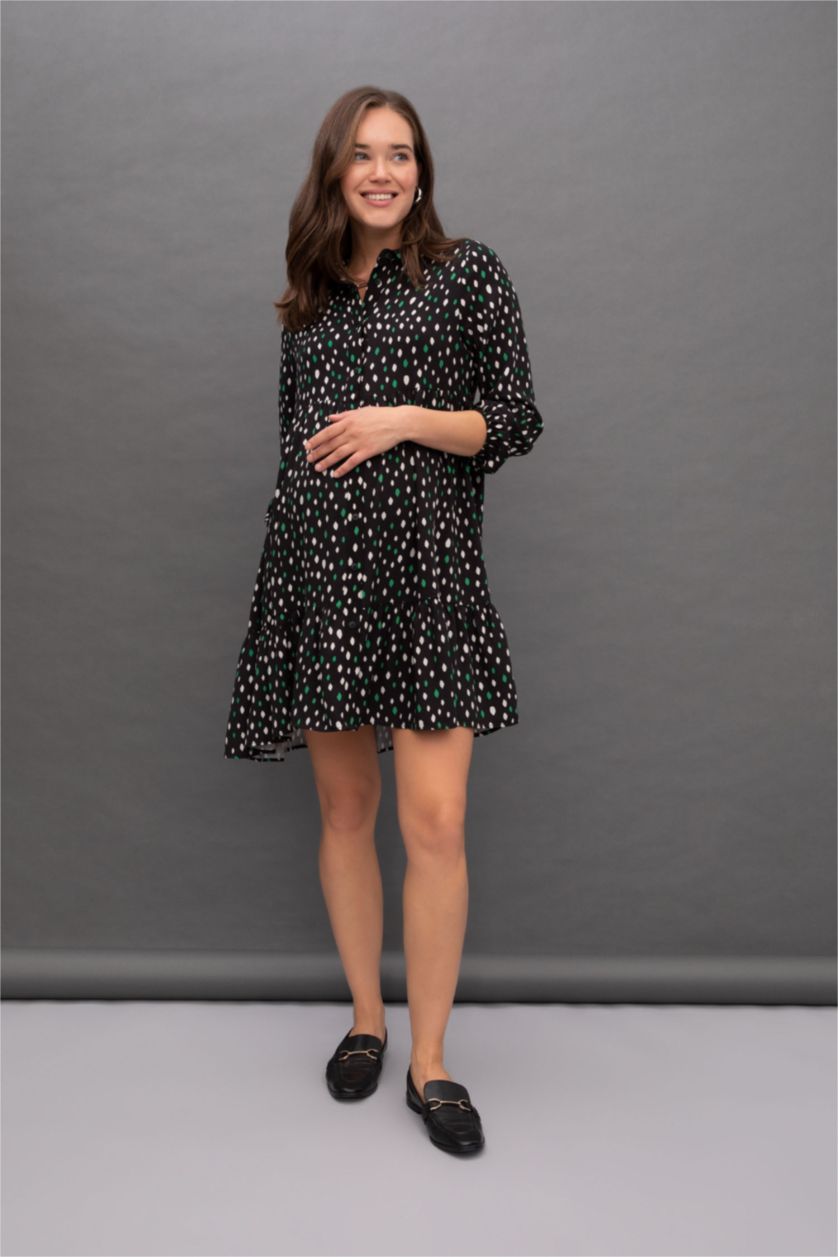 FEMME Noir Robe de maternité