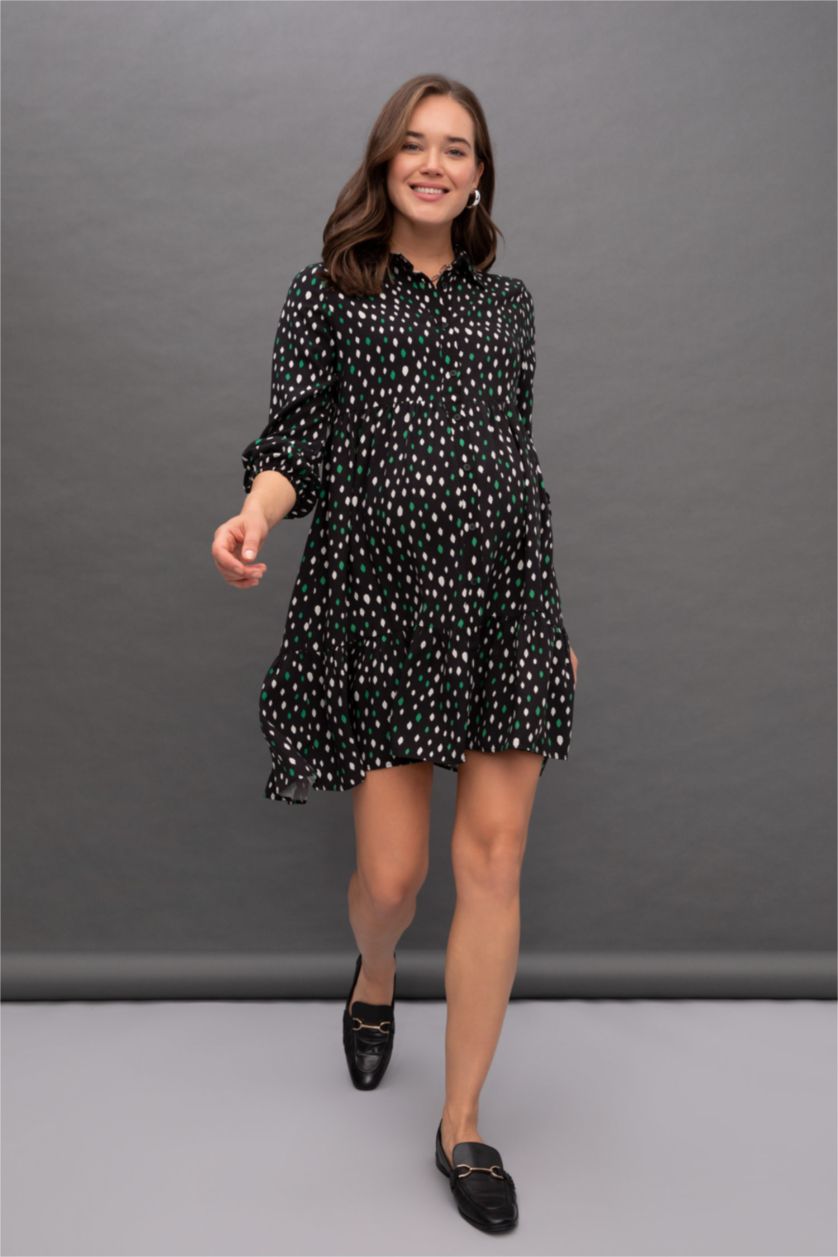 FEMME Noir Robe de maternité