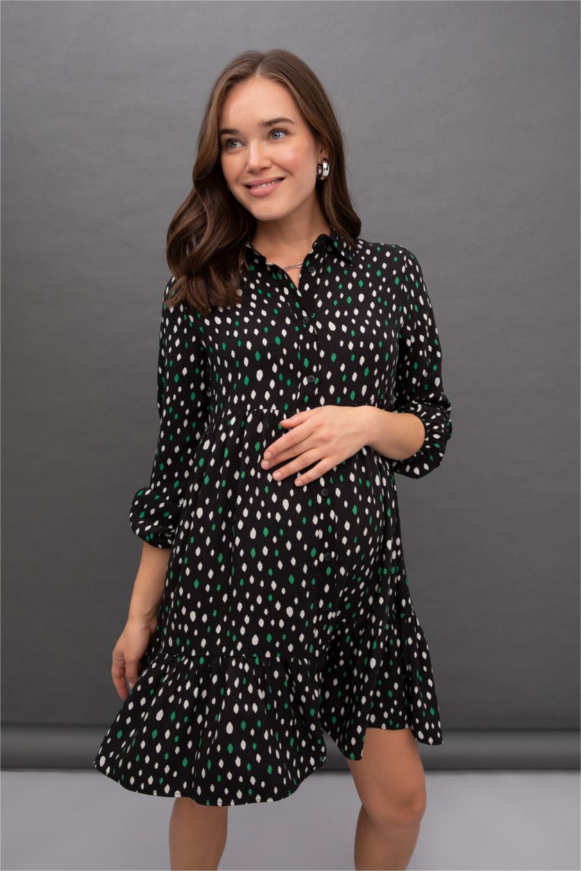 FEMME Noir Robe de maternité