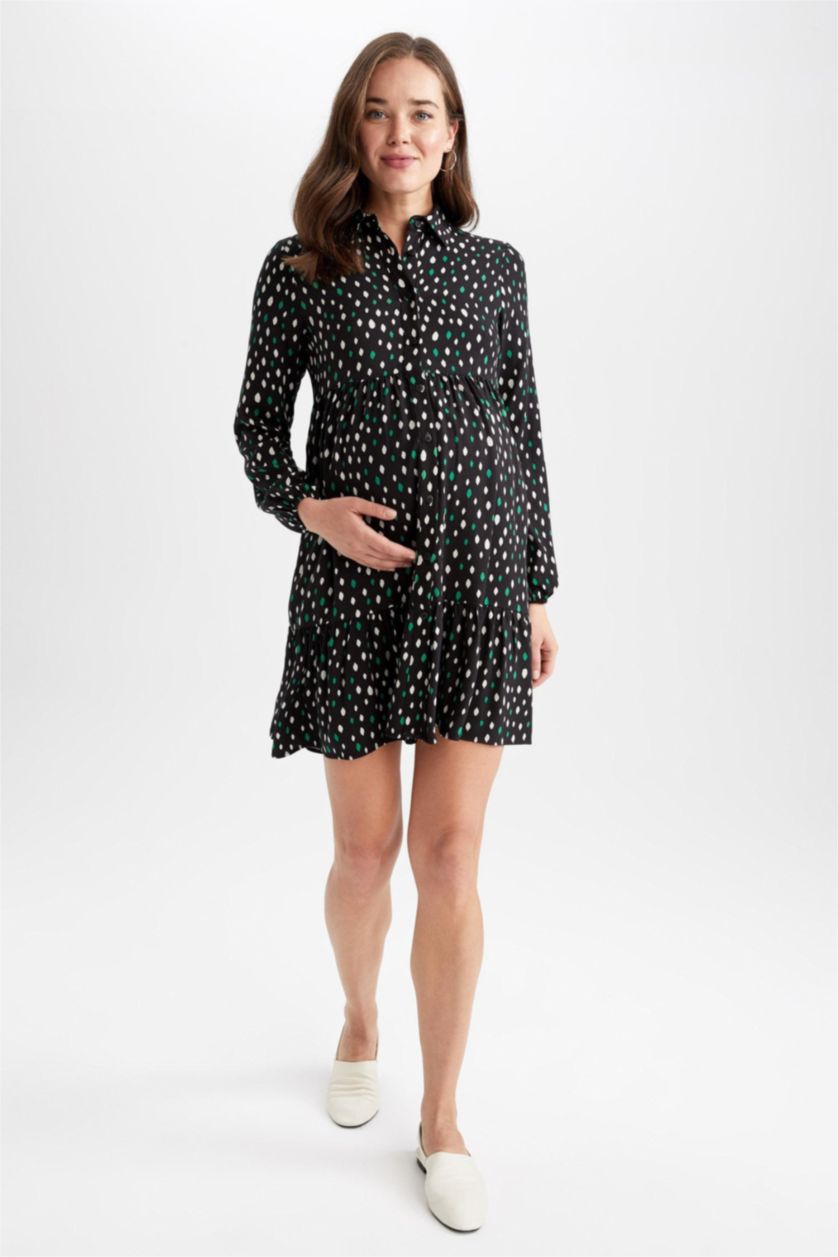FEMME Noir Robe de maternité