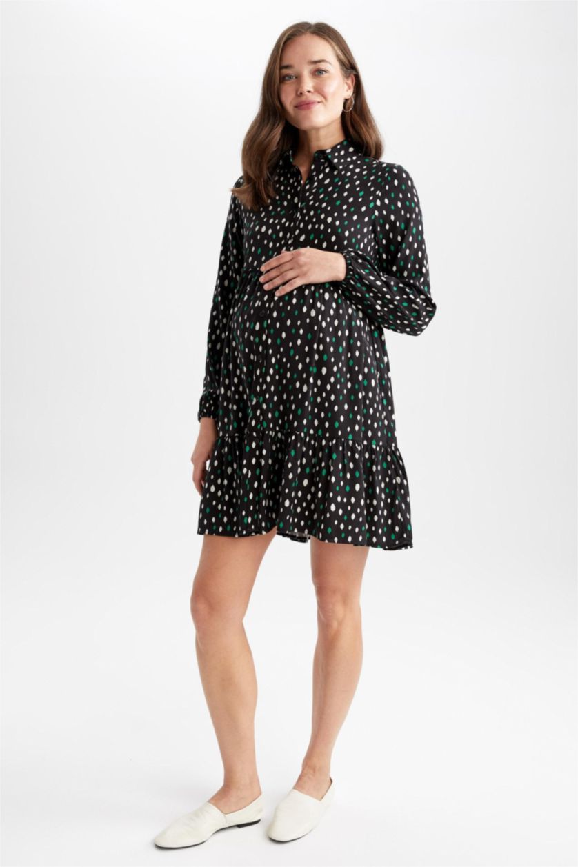 FEMME Noir Robe de maternité
