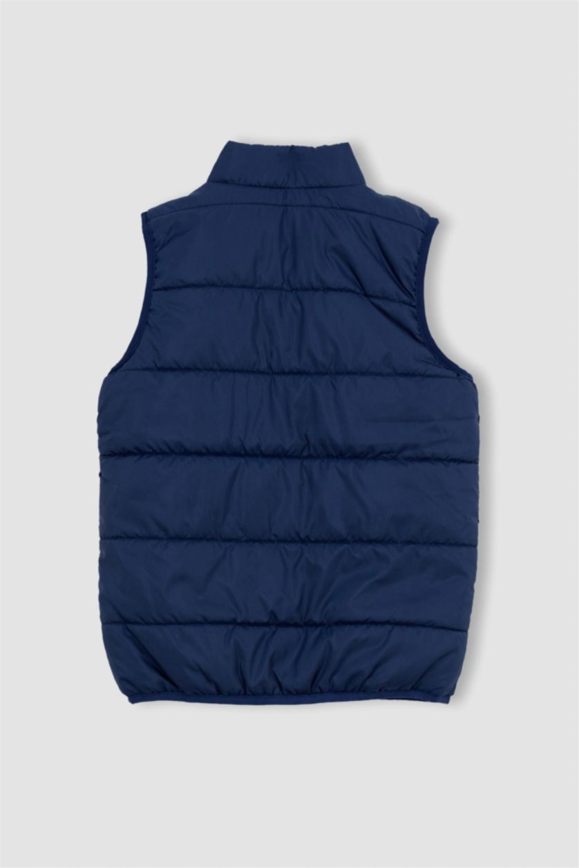 GARÇONS Indigo Gilet Doudoune à col montant pour garçon