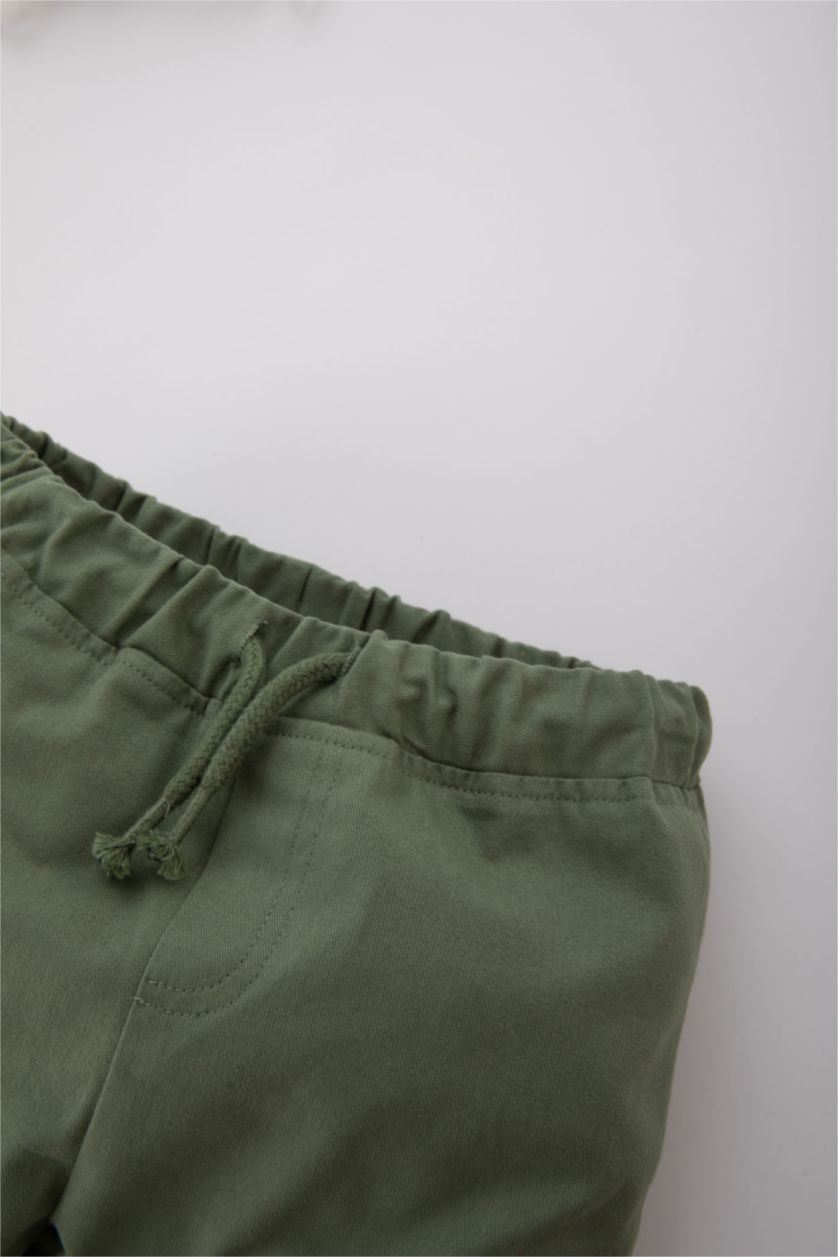 BABY BOY Light Khaki Baby Boy Regular Fit Gabardine Trousers