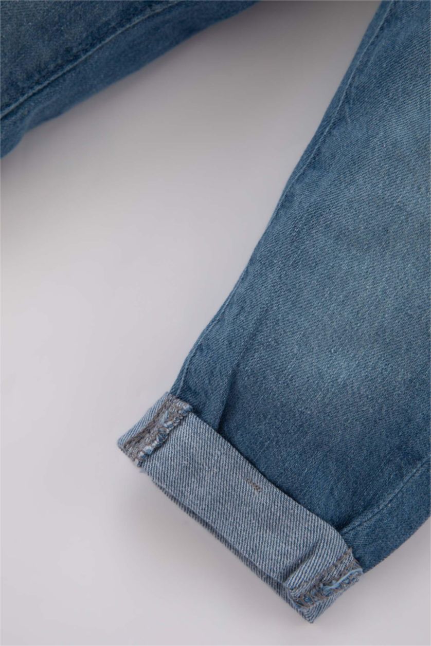 Малыши мальчики Голубрй Джинсы для малышей мальчиков