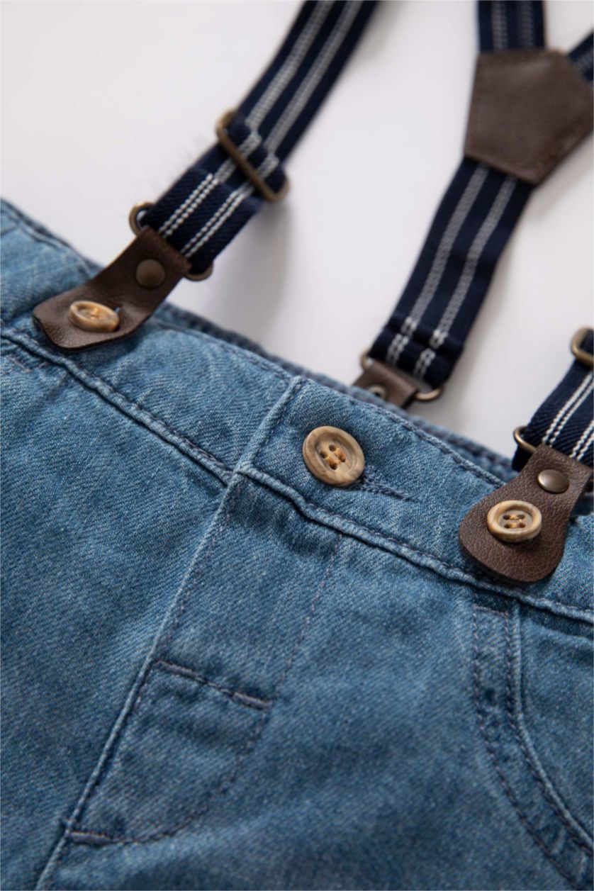 Малыши мальчики Голубрй Брюки стандартного кроя для мальчиков